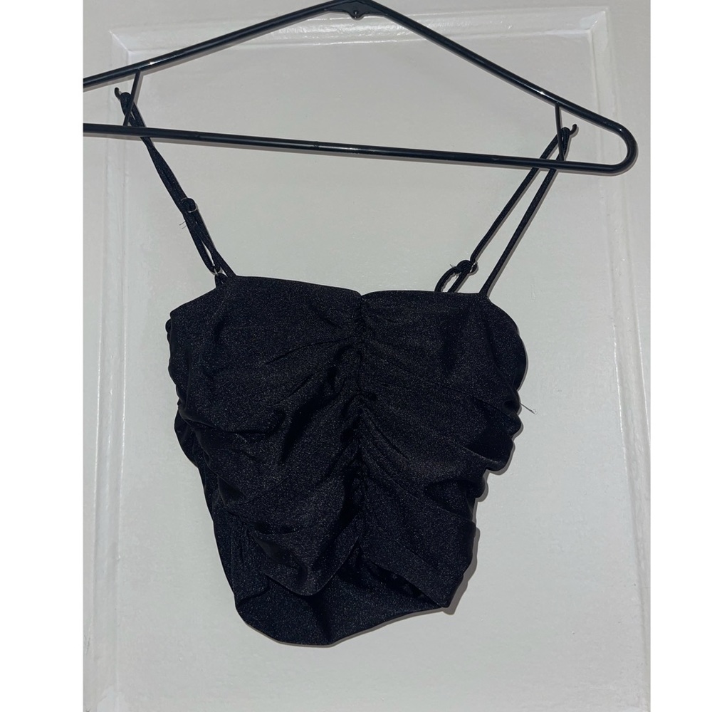 Black spaghetti top by Adika